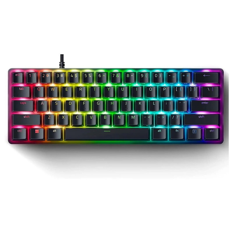 Razer Huntsman Analog RGB Wired Mini Mechanical Gaming Keyboard - لوحة مفاتيح